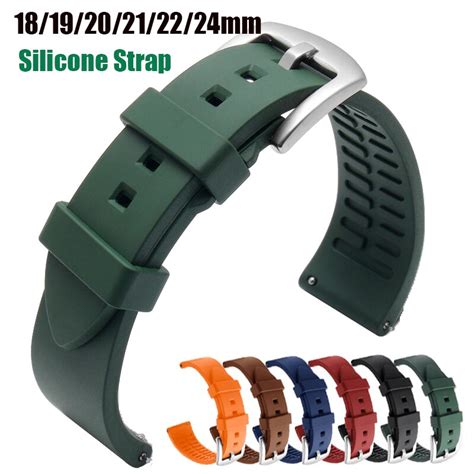 rubber watch strap for rolex|19mm rolex rubber watch strap.